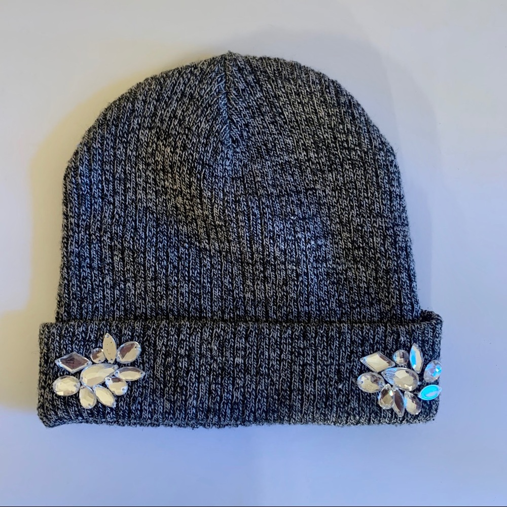 💎3/$20💎 Gray Beanie with Stones